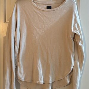 GAP Off-White Long Sleeve Top